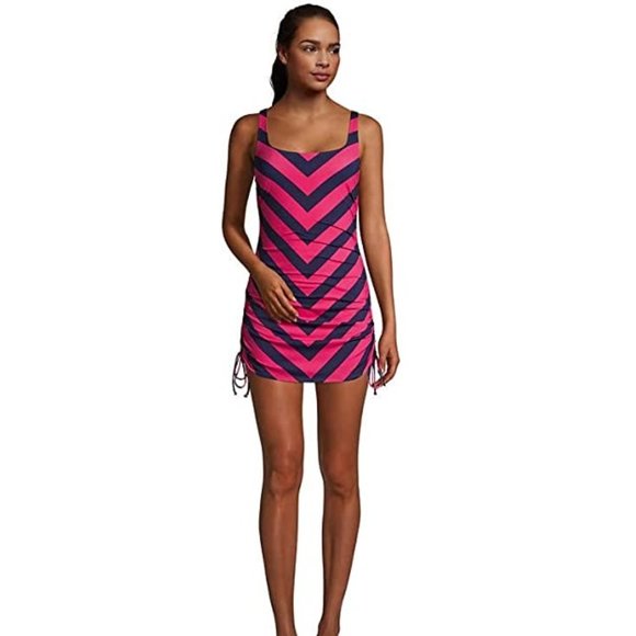 Lands' End Swim Nwt Lands End Adjustable Swim Dress One Piece